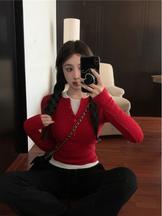 Thermal Base Layer - Faionable Korean Sle Women's Knitted Sweater