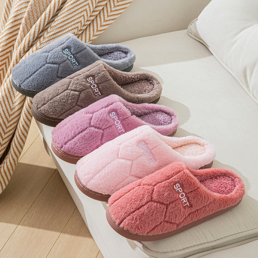 Winter Clothing Material - Cotton Slippers for Women in Autumn
