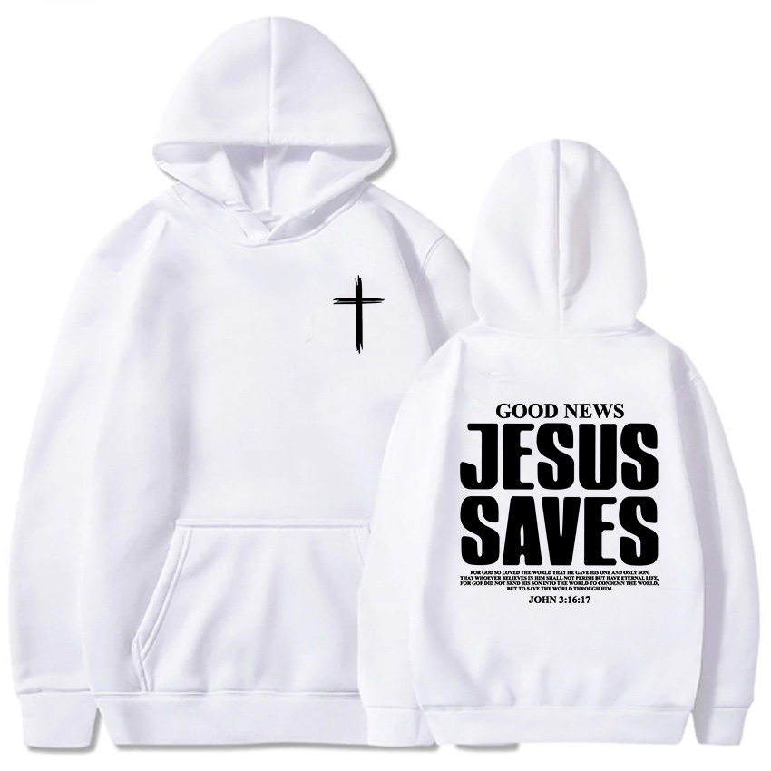 Winter Clothing Storage - Jesus Saves John 3:16:17 Hoodies Christian