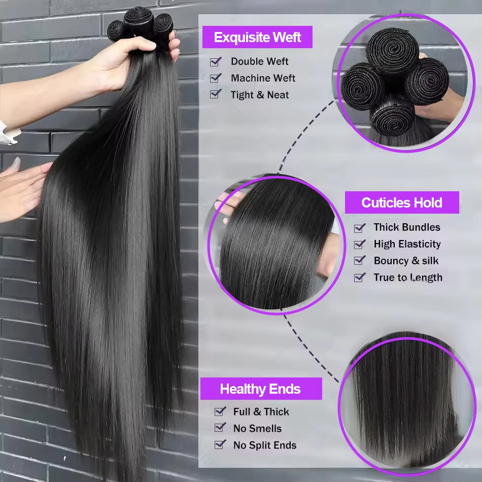 Brazilian Raw Human Hair Bundl - Winter Clothing Bundle 评论和价格