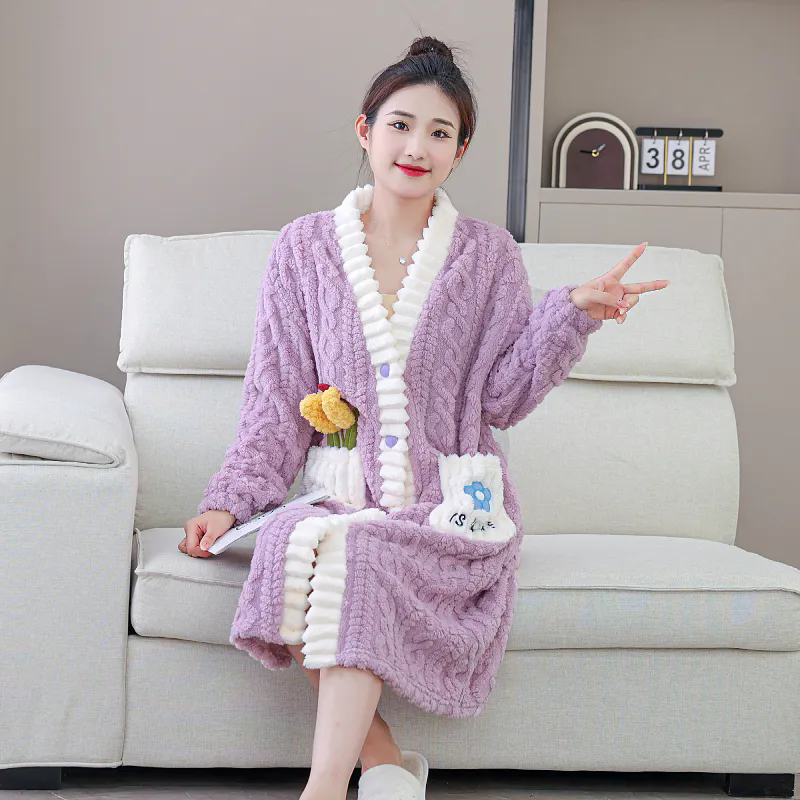 Nightgown Winter Women's Cloth - Winter Clothing Affordable 评论和价格