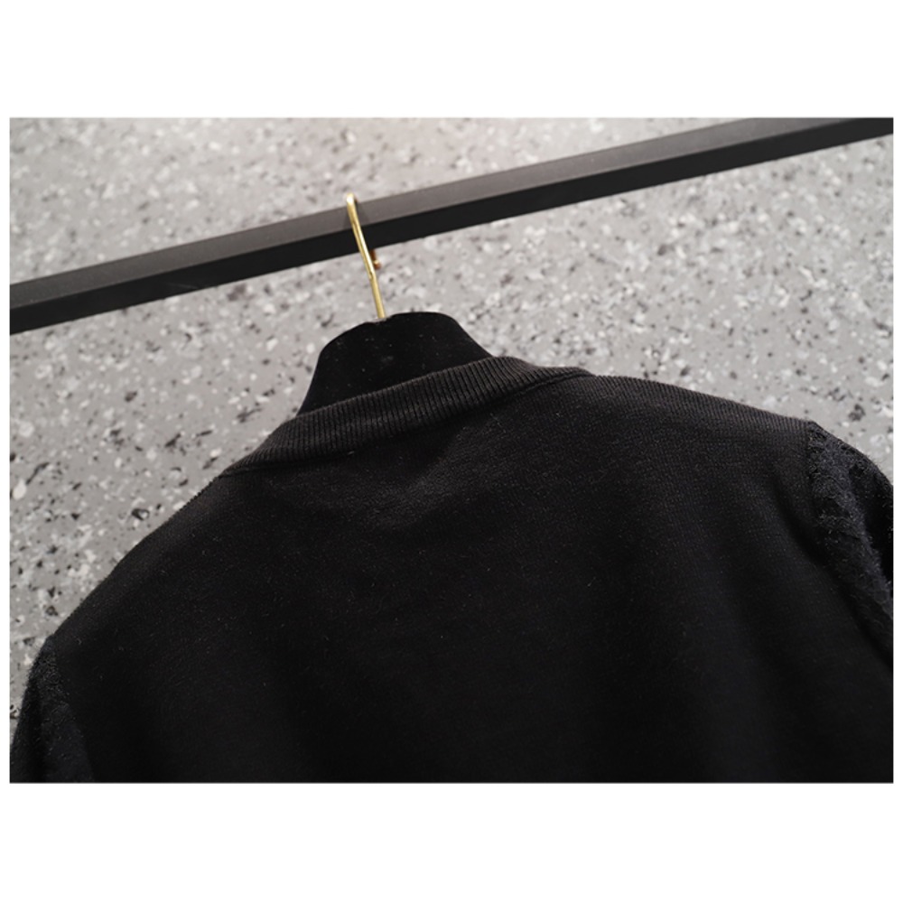 casual Elegant Beading Knit Sp - Winter Clothing For Plus Size Women 评论和价格