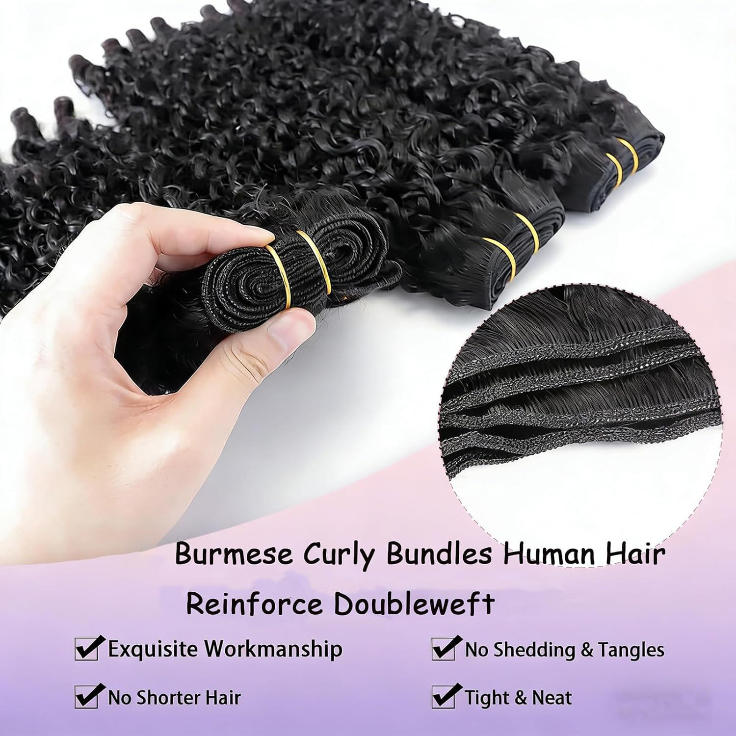 Burmese Curly Bundles Human Ha - Winter Clothing Bundle 评论和价格