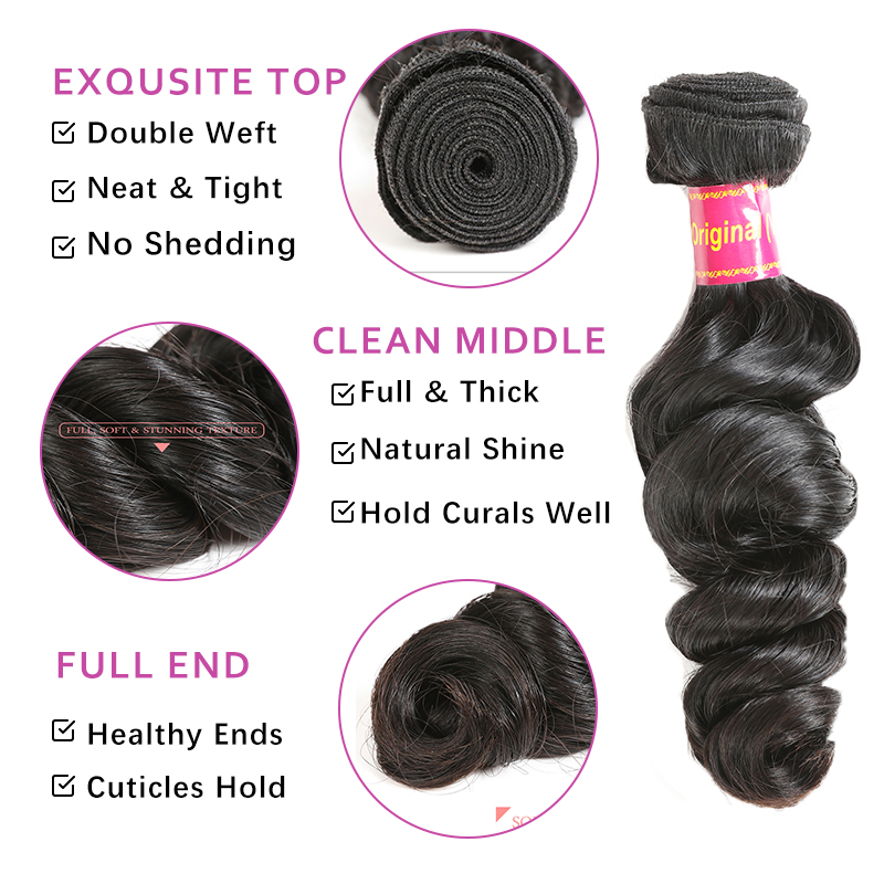 Ali Queen Hair 10A Grade Loose - Winter Clothing Bundle 评论和价格