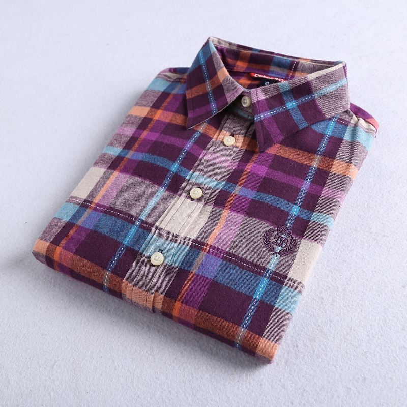 Brand New Flannel Plaid Shirt  - Winter Clothing Brands 评论和价格