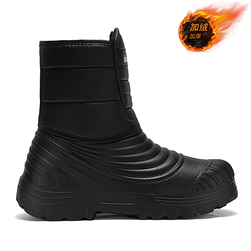 Waterproof Snow Boots Large Si - Winter Clothing Material 评论和价格