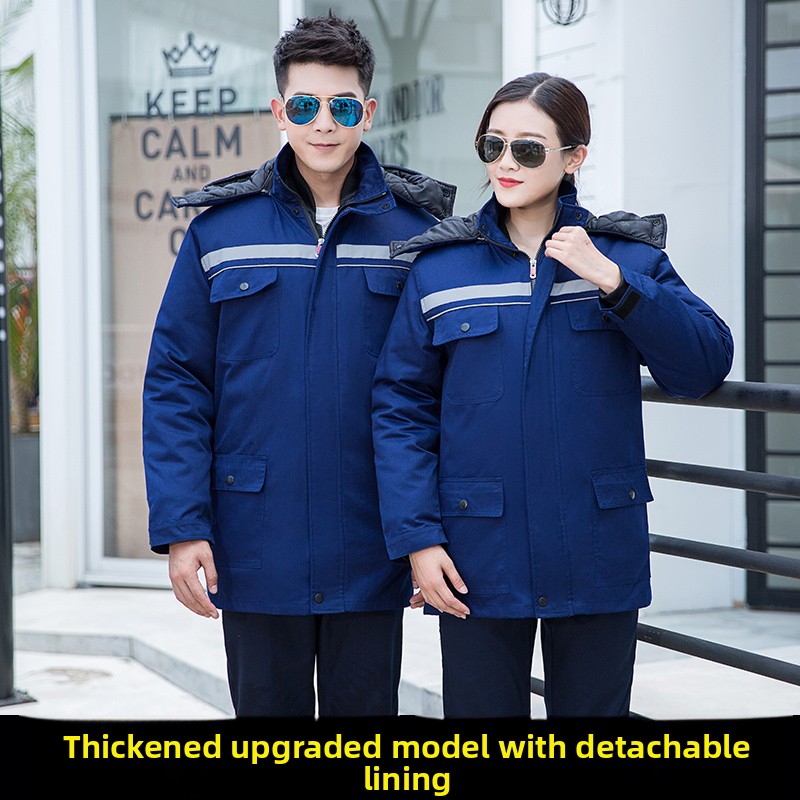 Thickened Winter Work Uniform  - Winter Clothing Storage 评论和价格
