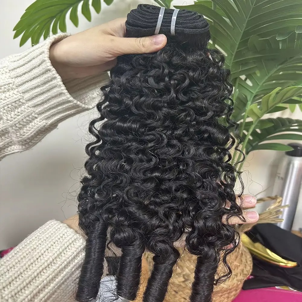 Burmese Curly Human Hair Bundl - Winter Clothing Bundle 评论和价格