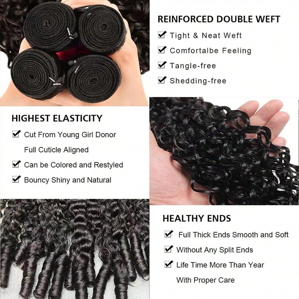 12A Burmese Curly Hair Bundles - Winter Clothing Bundle 评论和价格