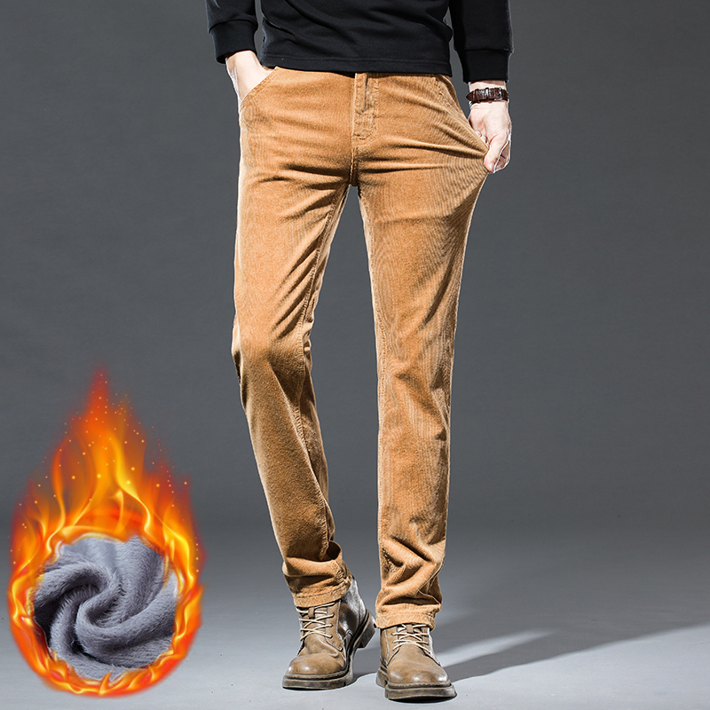 Winter New Men's Corduroy Flee - Winter Clothing Brands 评论和价格