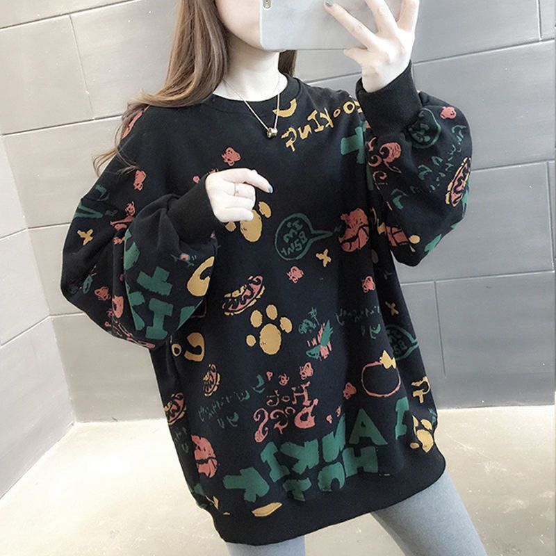 Casual Printed Loose Women's S - Winter Clothing Essentials 评论和价格