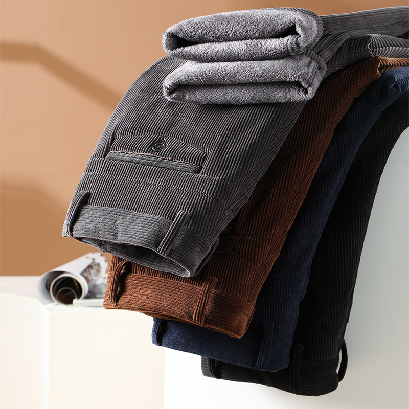 Winter Men's Fleece Corduroy P - Winter Clothing Brands 评论和价格