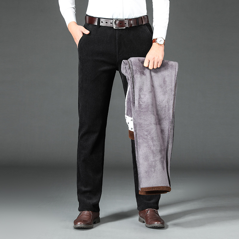 Winter Men's Fleece Corduroy P - Winter Clothing Brands 评论和价格