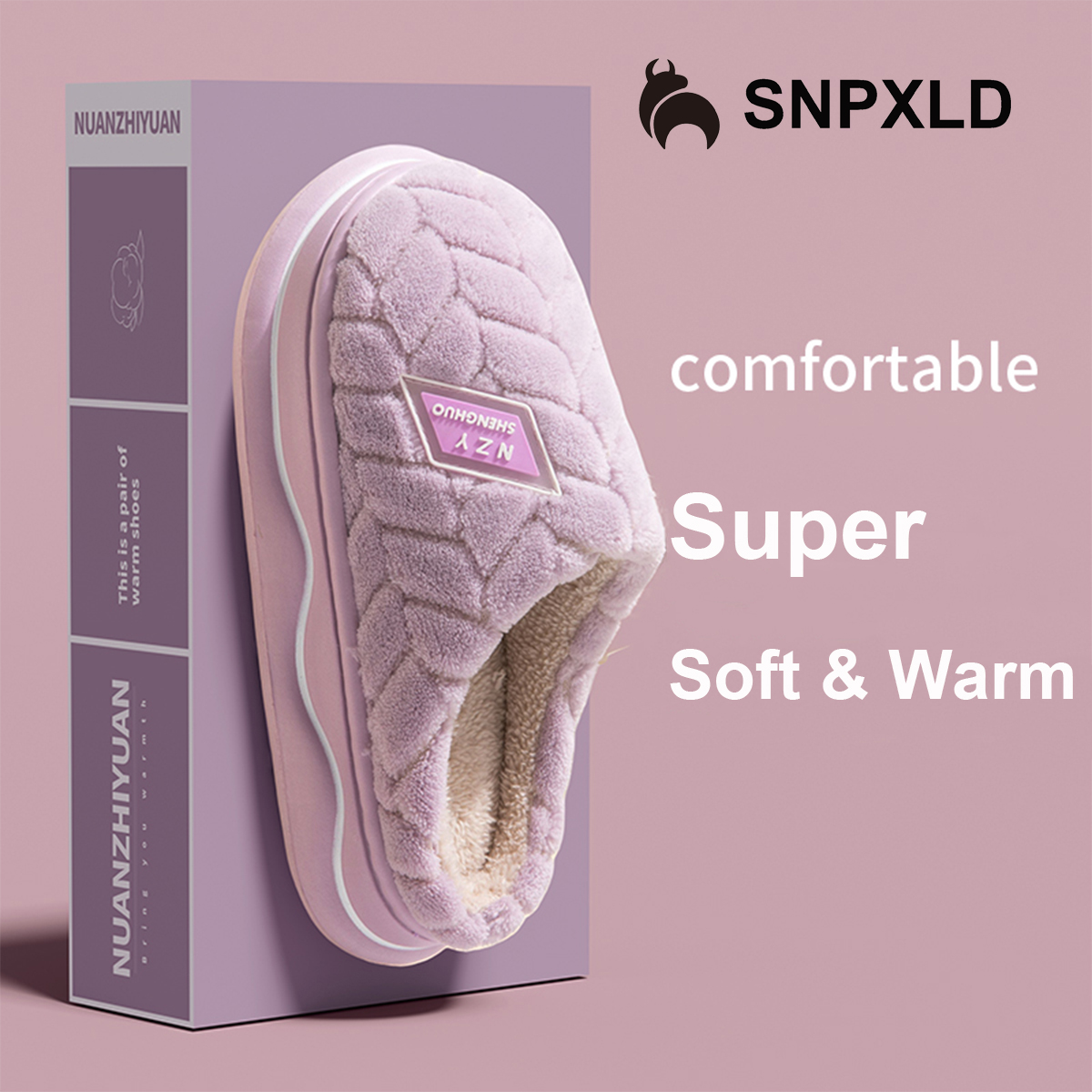 Winter Home Slippers for Women - Winter Clothing Material 评论和价格
