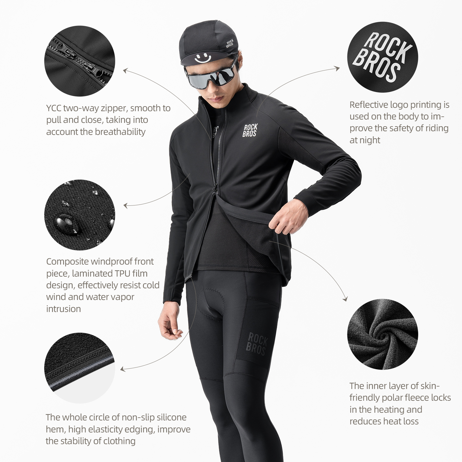 ROCKBROS Autumn Winter Cycling - Winter Clothing Storage 评论和价格