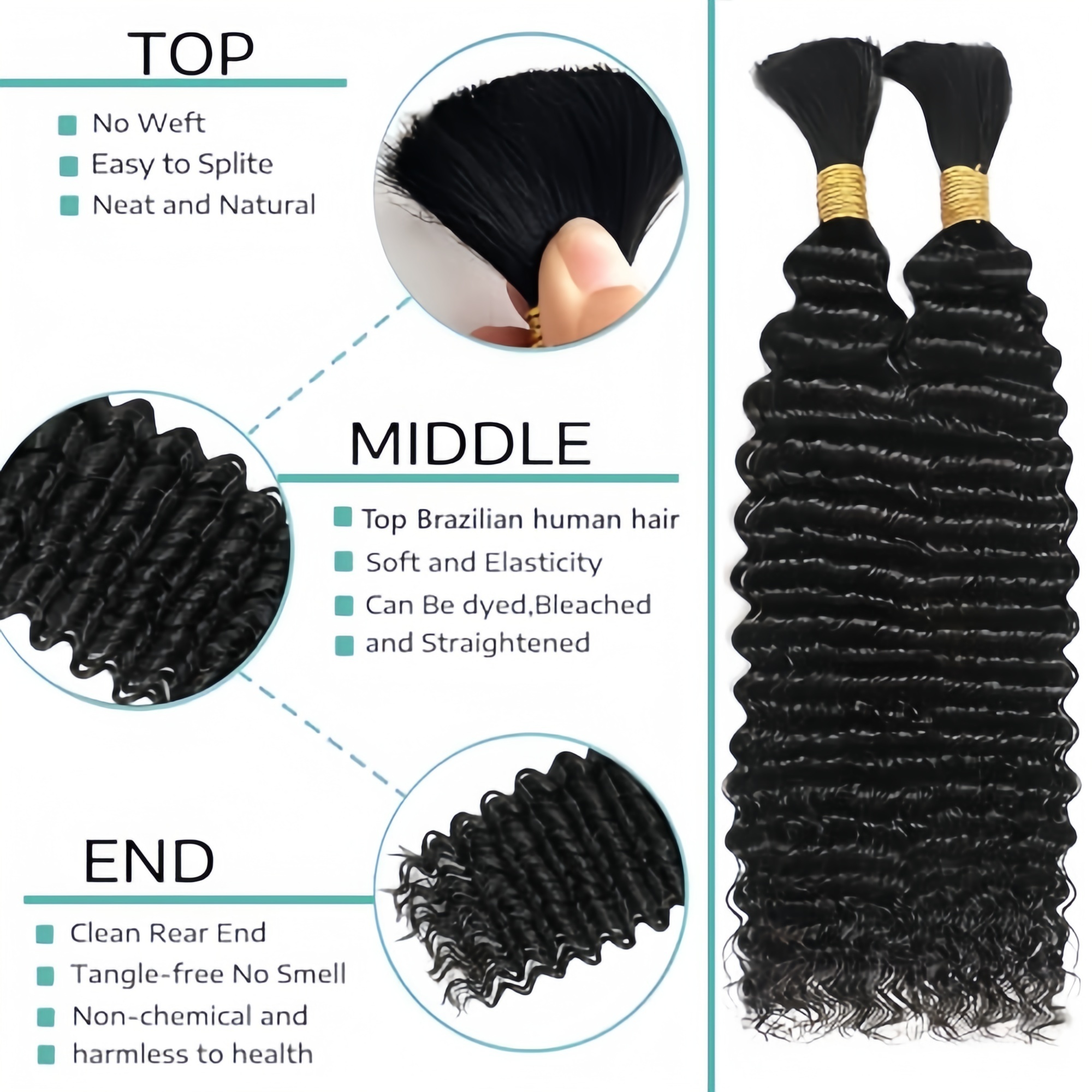 Smilegirl 12A Curly Human Hair - Winter Clothing Bundle 评论和价格