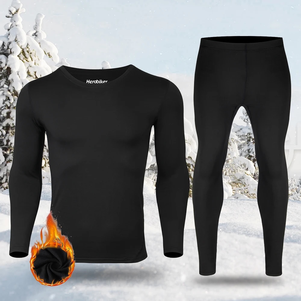 Men's Fleece Lined Thermal Und - Thermal Base Layer 评论和价格