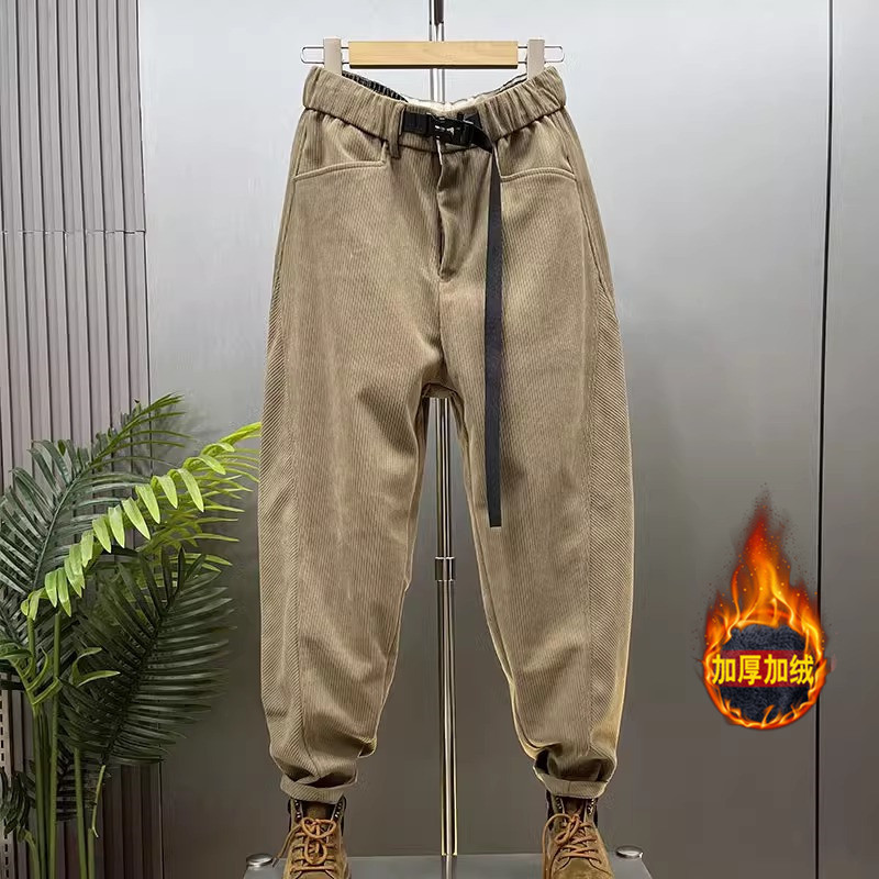 Autumn Corduroy Casual Pants M - Winter Clothing Brands 评论和价格