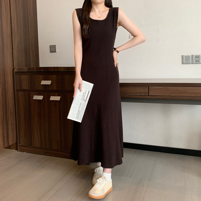Elegant solid  sleeveless Knit - Winter Clothing For Plus Size Women 评论和价格