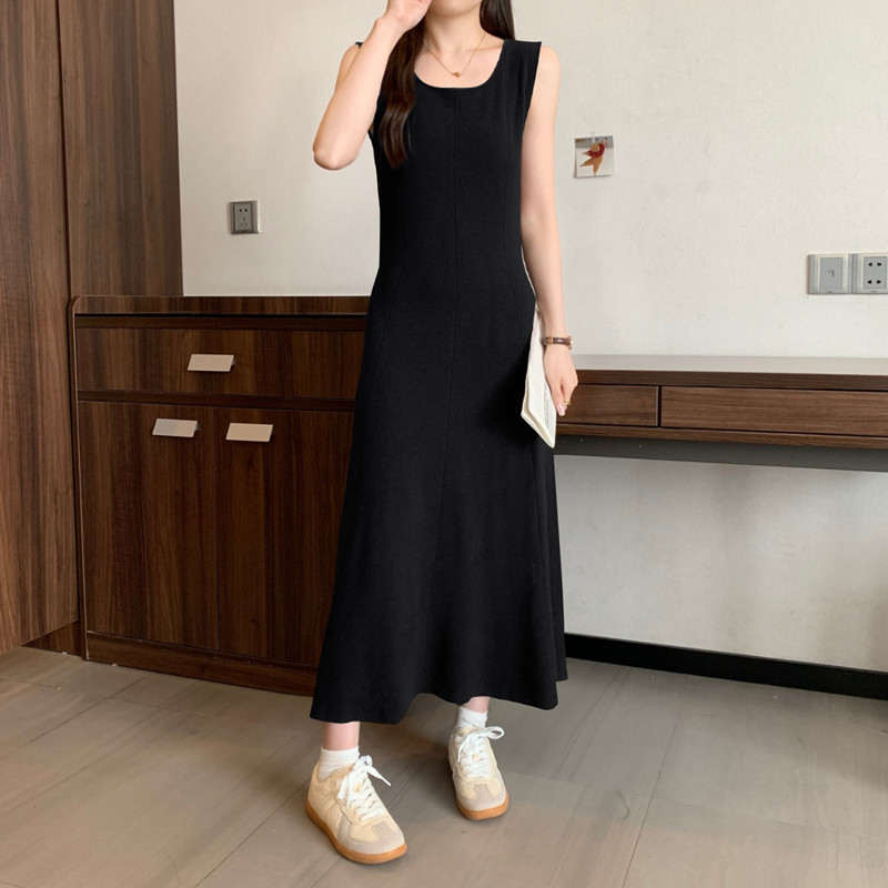 Elegant solid  sleeveless Knit - Winter Clothing For Plus Size Women 评论和价格